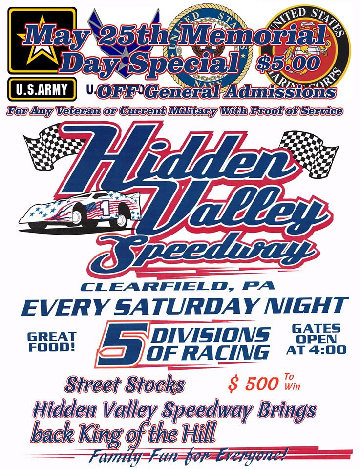 Racing this Weekend in Clearfield