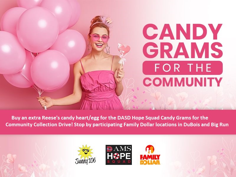 Candy Grams for the Community Sunny 106 FM