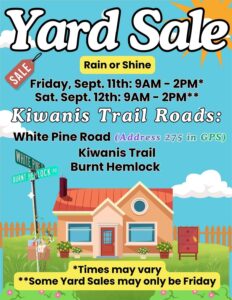 Kiwanis Trail Community Yard Sale
