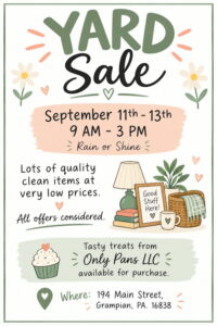 Yard Sale in Grampian